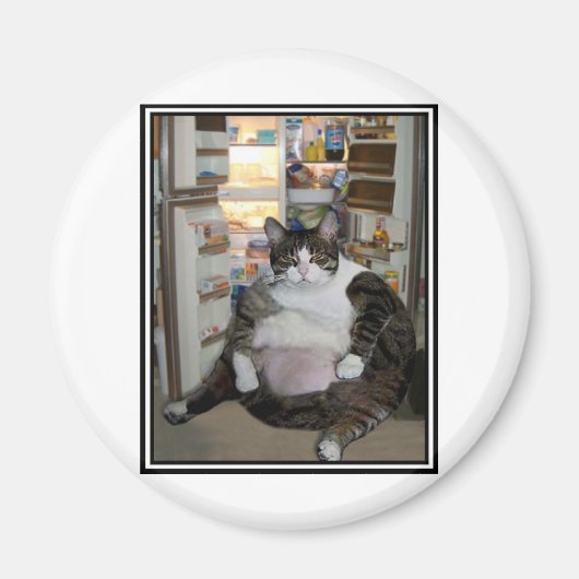 キャットアットザ冷蔵庫 マグネット (正面)