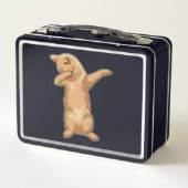 キャットアットヒップホップダンスダブ メタルランチボックス (裏面)