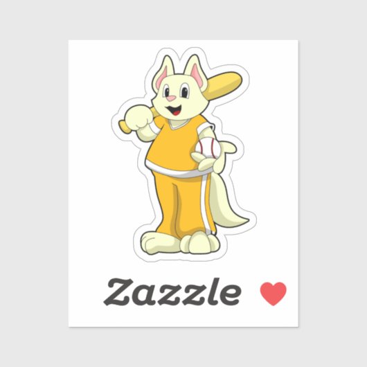 キャットアットベースボールこうもり シール (シート)