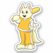 キャットアットベースボールこうもり シール (正面)