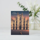 キャットアットミラノドゥオーモ ポストカード (スタンド正面)