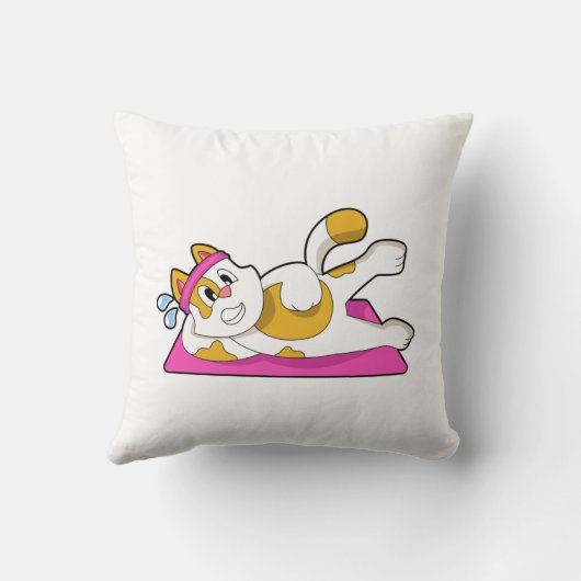 キャットアットヨガストレッチエクササイズ クッション (裏面)