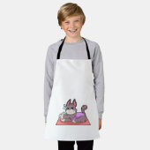 キャットアットヨガフィットネス エプロン (着用した状態)