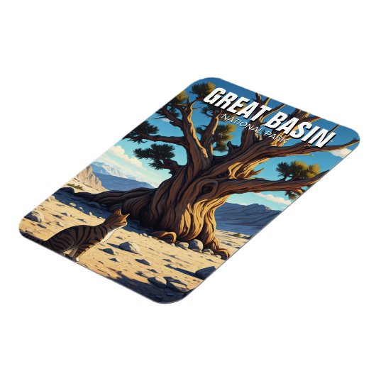 キャットアット素晴らしベイスンナショナルパークネバダ マグネット (左側)