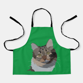 キャットアニマルペット猫好きキッズ エプロン