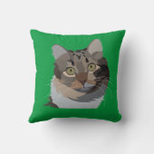 キャットアニマルペット猫好き クッション (裏面)