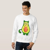 キャットアボカド スウェットシャツ (正面フル)