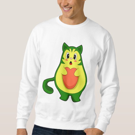 キャットアボカド スウェットシャツ (正面)