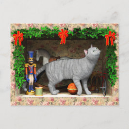 キャットアンドクリスマス物 シーズンポストカード