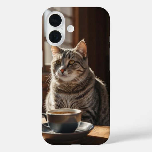 キャットアンドコーヒービア Case-Mate iPhoneケース (裏面)