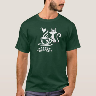 キャットアンドコーヒー Tシャツ