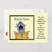 キャットアンドバードハウスモバイルホーム 案内ポストカード (正面/裏面)