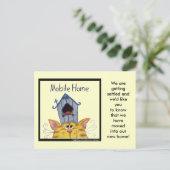 キャットアンドバードハウスモバイルホーム 案内ポストカード (スタンド正面)