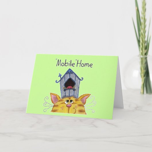 キャットアンドバードハウスモバイルホーム 案内状 (正面)