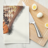 キャットアンドマウス遊チェス漫画スケッチおもしろい キッチンタオル (四つ折り)