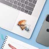 キャットアンドマウス遊チェス漫画スケッチおもしろい シール (ノートパソコンとiPhone)