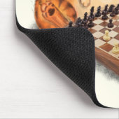 キャットアンドマウス遊チェス漫画スケッチおもしろい マウスパッド (コーナー)