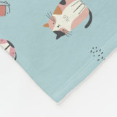 キャットアンドワインフリースブランケット フリースブランケット (角)