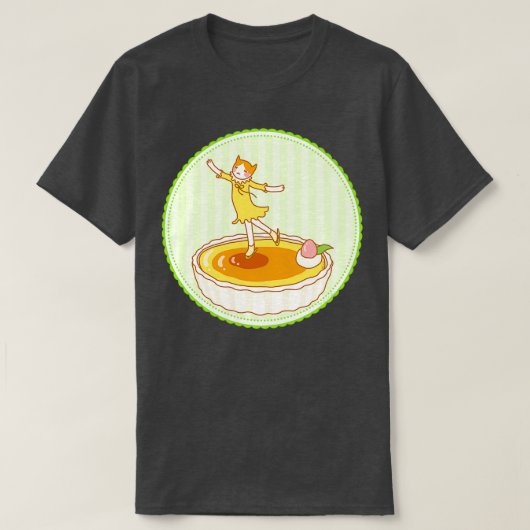 キャットアンプCreme Brulee Pastryバージョン Tシャツ (デザイン正面)