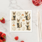 キャットアヴェンアフタヌーンティーパーティーロンドン スタンダードカクテルナプキン (インサイチュ)