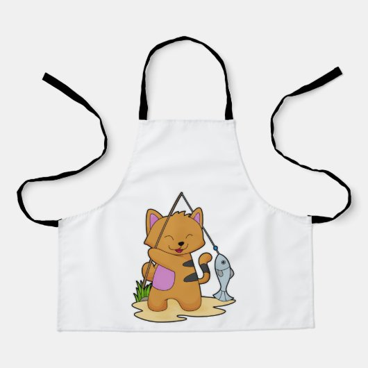 キャットアースフィッシャ魚釣りロッド&フィッシュ エプロン (正面)
