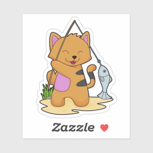 キャットアースフィッシャ魚釣りロッド&フィッシュ シール (シート)