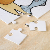 キャットアースフィッシャ魚釣りロッド&フィッシュ ジグソーパズル (側面)