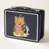 キャットアースフィッシャ魚釣りロッド&フィッシュ メタルランチボックス (裏面)