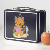 キャットアースフィッシャ魚釣りロッド&フィッシュ メタルランチボックス (インサイチュ)