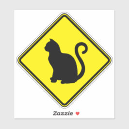 キャットアートキャットクリップアートキャットイメージシルエットアートワーニ シール