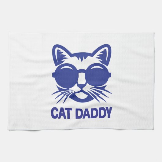 キャットアートキャットパパ キッチンタオル (横)