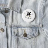 キャットアートデザインボタン 缶バッジ (インサイチュ)