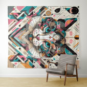 キャットアートデザイン タペストリー (インサイチュ(横))