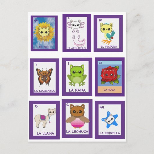 キャットアートロテリア ポストカード (正面)