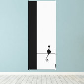 キャットアート キャンバスプリント (インサイチュ (ウッドフロア))