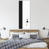 キャットアート キャンバスプリント (インサイチュ (寝室))