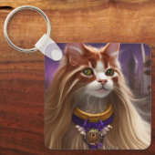 キャットアート キーホルダー (正面)