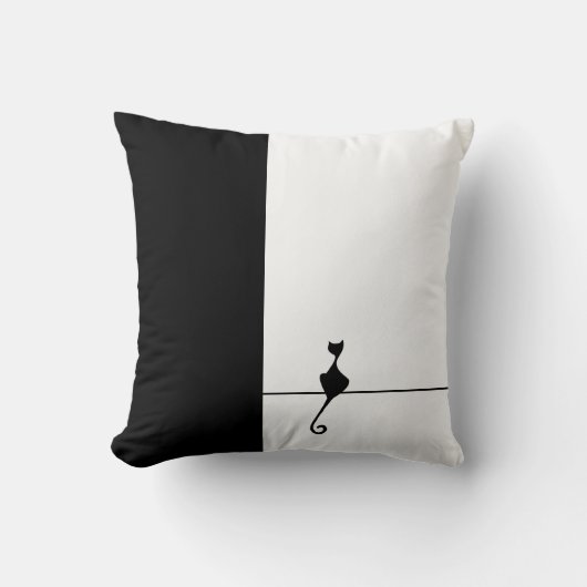 キャットアート クッション (正面)