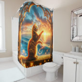 キャットアート シャワーカーテン (インサイチュ)