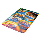 キャットアート バスマット (アングル)