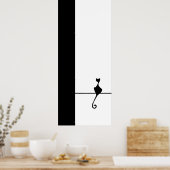 キャットアート ポスター (キッチン)