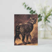キャットアート – ヴィンテージアート – Steinlen ポストカード (スタンド正面)