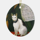 キャットアーメリーノのポートレート セラミックオーナメント (左)