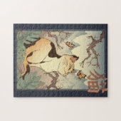 キャットア日本のートスタイル ジグソーパズル (横)