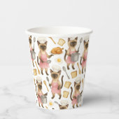 キャットイズ料理フードブレックファースト 紙コップ (正面)