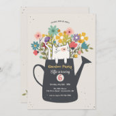 キャットインウォーターリングカン招待状 招待状 (正面/裏面)