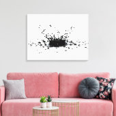 キャットインクスプラット キャンバスプリント (インサイチュ (リビング))