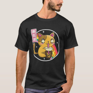 キャットインクルードバブルティーボバージャパン80年代オタク蒸気 Tシャツ