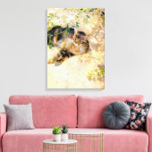 キャットインザサンシャインブルーノリレジェフォス キャンバスプリント (インサイチュ (リビング))