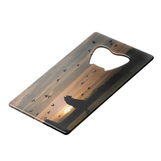 キャットインザサンセットクレジットカードボトルオープナー クレジットカード栓抜き (正面アングル)